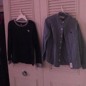 Boys Abercrombie and Fitch shirts